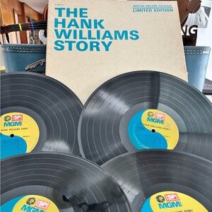 The Hank Williams Story Vinyl Record Set